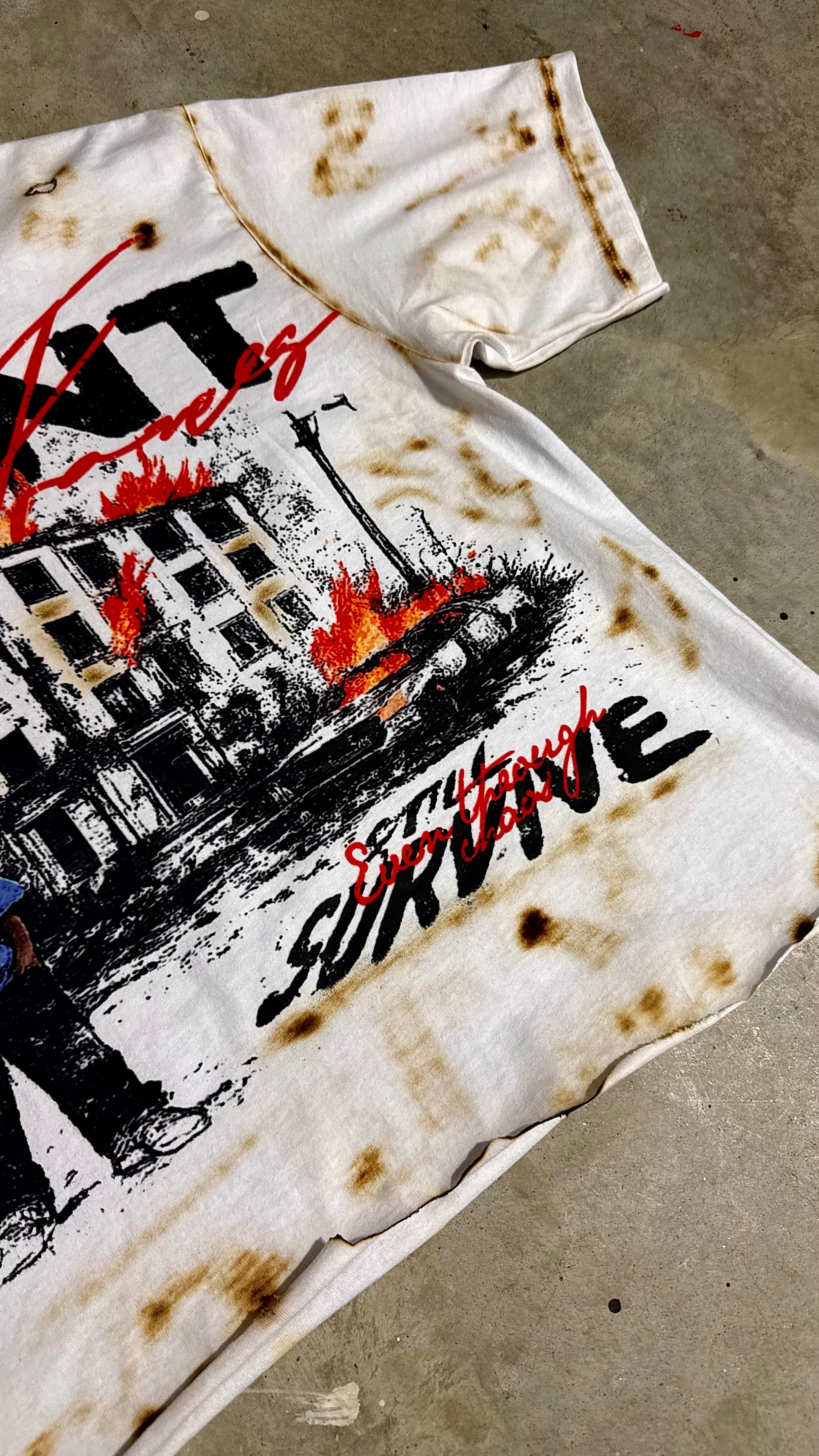 "SURVIVE" Inferno tee