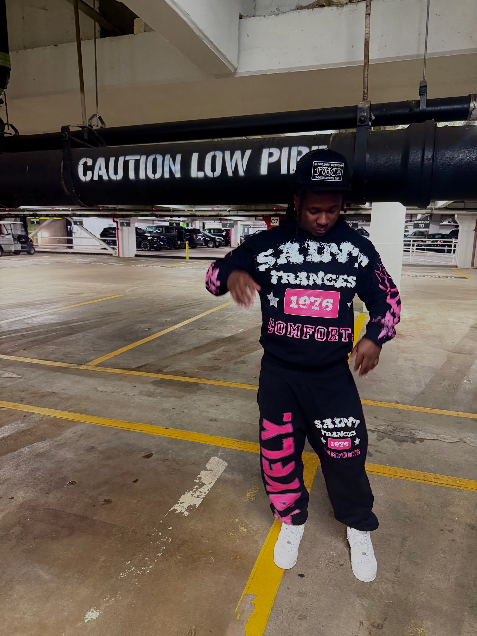 Black “COMFORTS” Hoodie