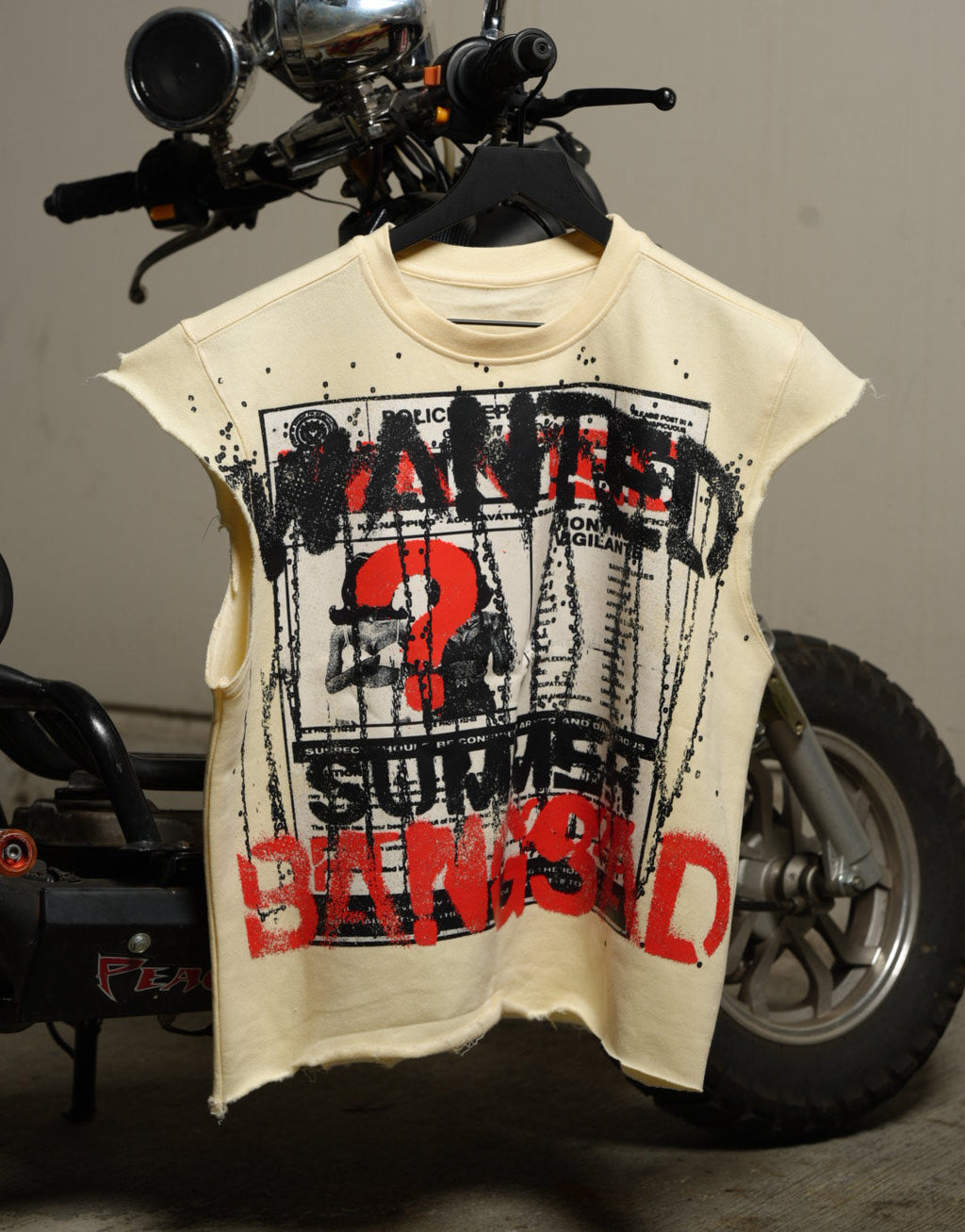 "VIGILANTE" Cream Tee