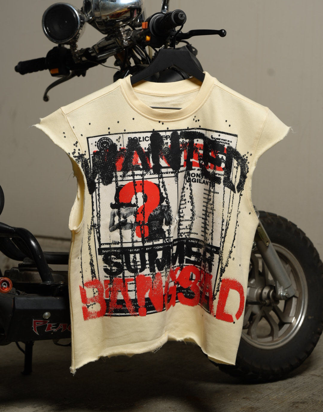 "VIGILANTE" Cream Tee