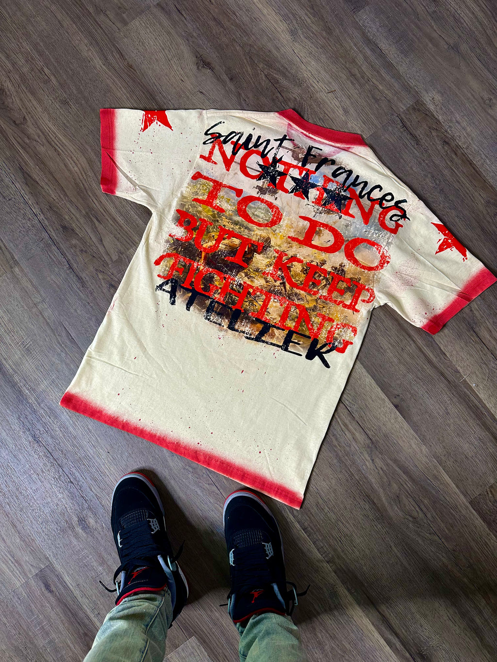 "War Ready" Stained Tee