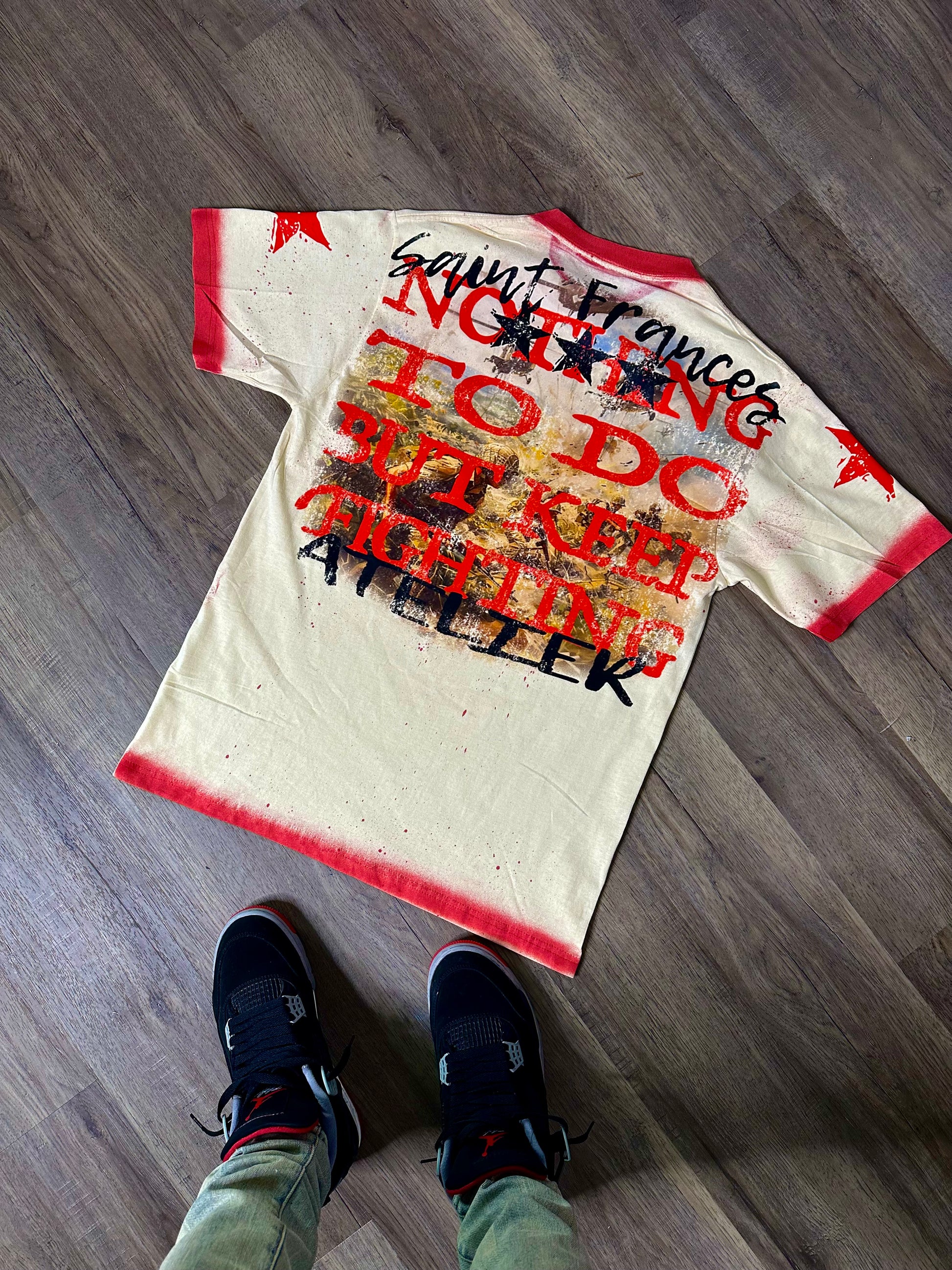 "War Ready" Stained Tee