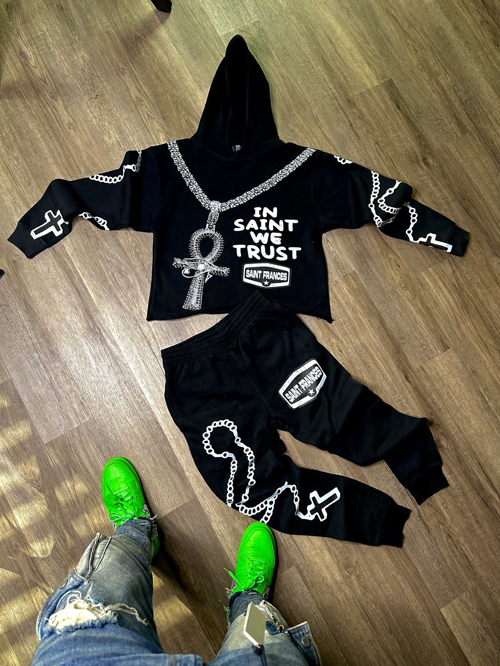 In Saint We Trust Jogger Suit