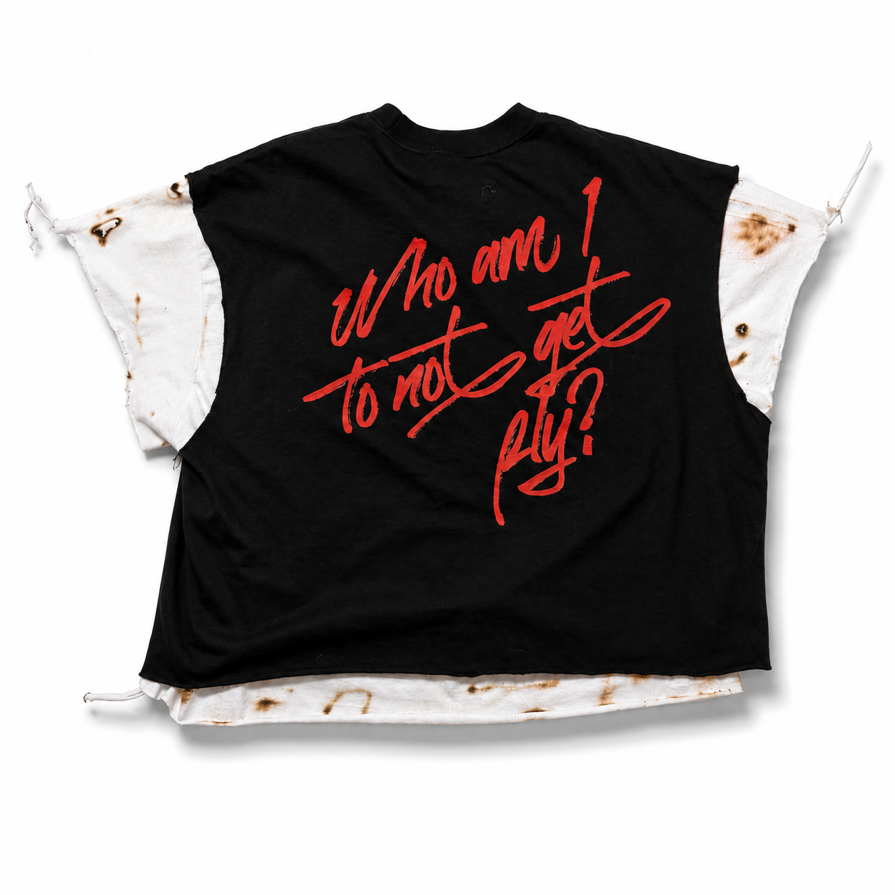 "F*CK THE SYSTEM" Double layer tee