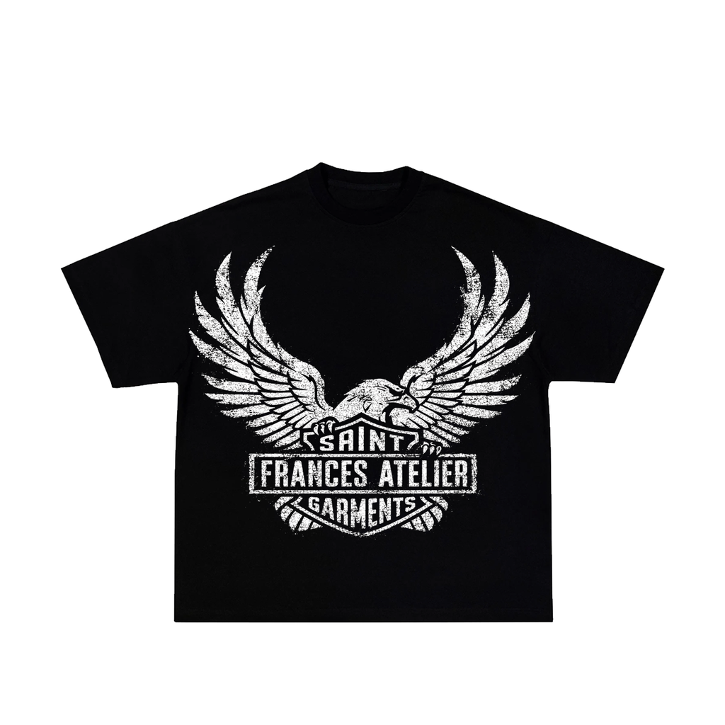 "MOTORist" Black Tee