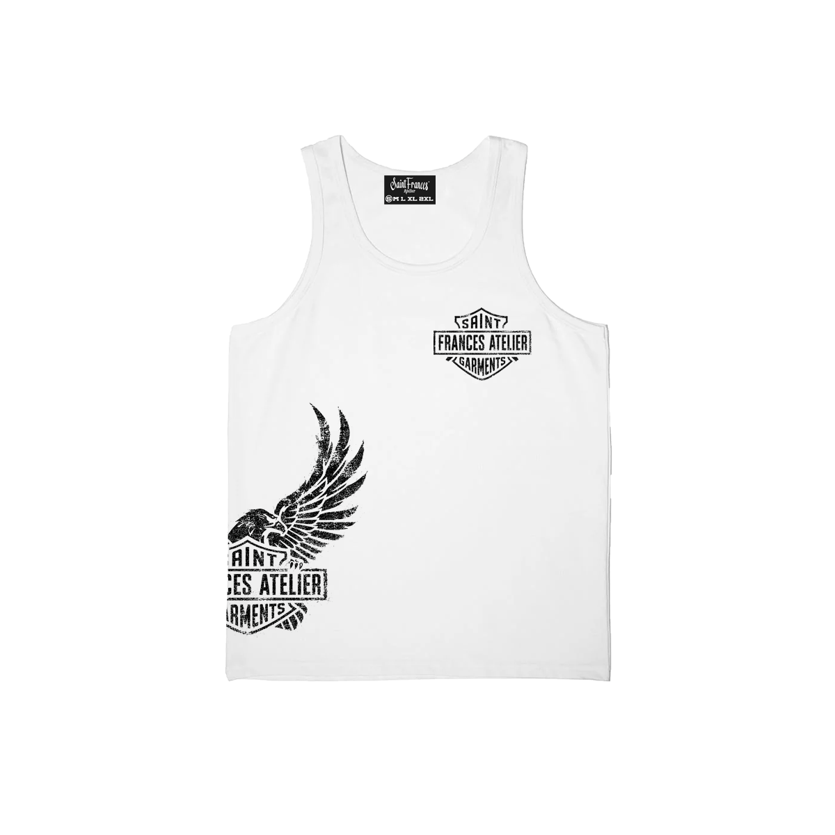 "MOTORist" White Tank
