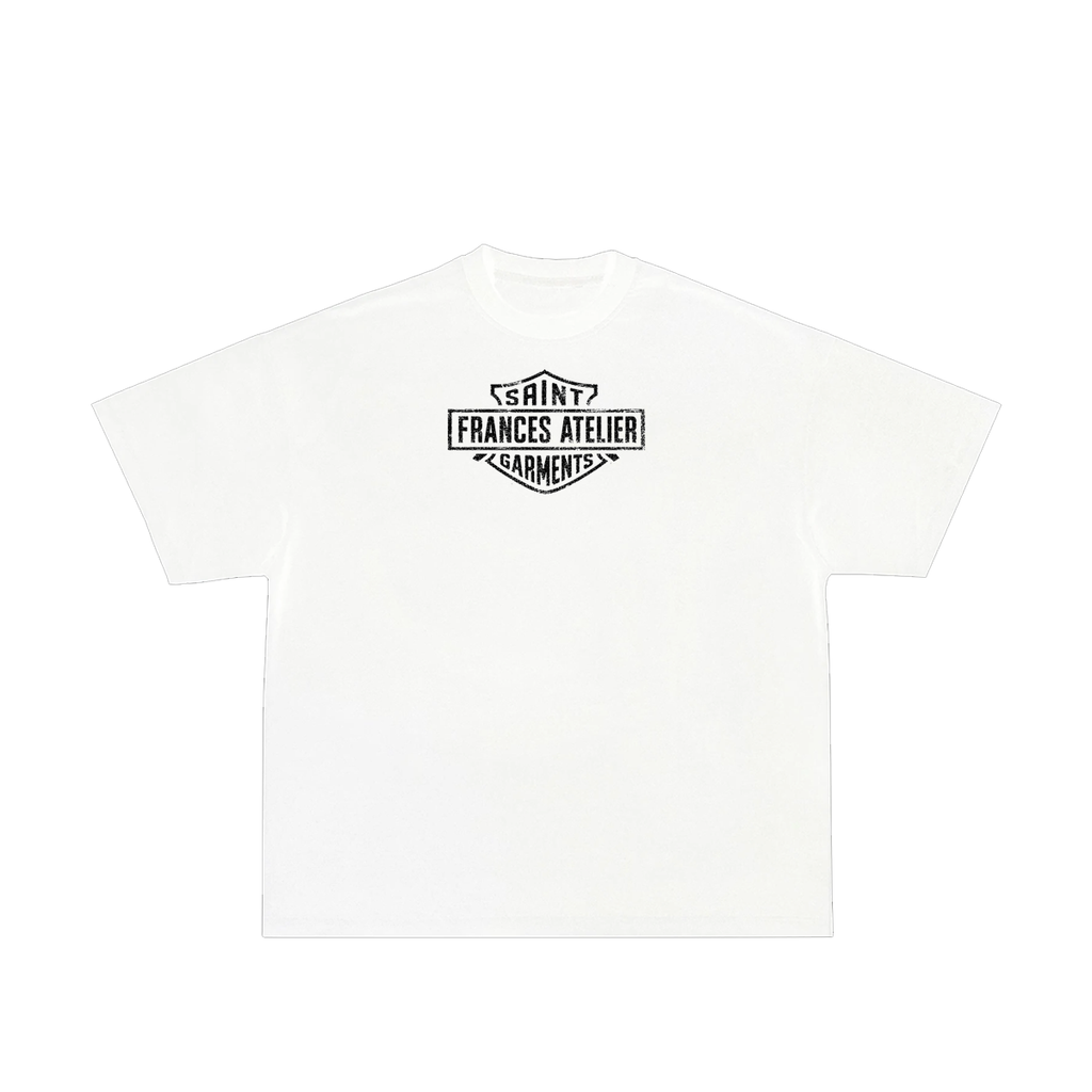 "MOTORist" White Tee